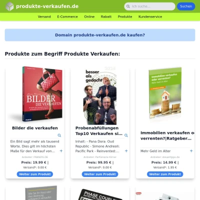 Screenshot produkte-verkaufen.de