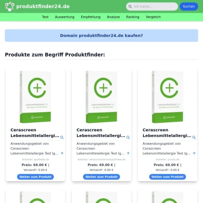 Screenshot produktfinder24.de