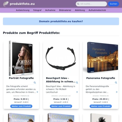 Screenshot produktfoto.eu