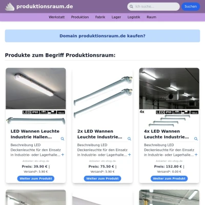 Screenshot produktionsraum.de