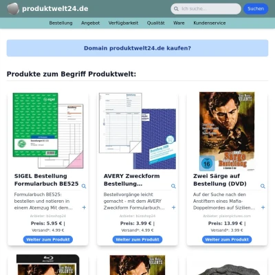 Screenshot produktwelt24.de