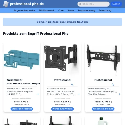 Screenshot professional-php.de