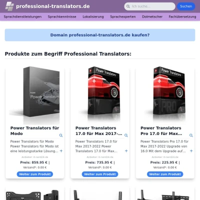 Screenshot professional-translators.de