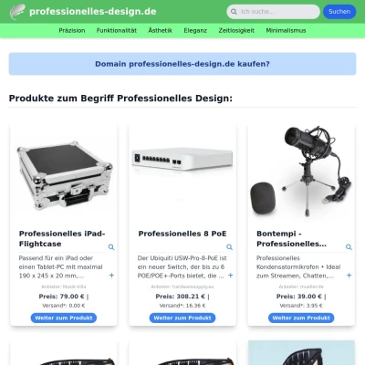 Screenshot professionelles-design.de
