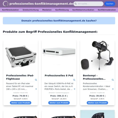 Screenshot professionelles-konfliktmanagement.de