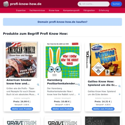 Screenshot profi-know-how.de