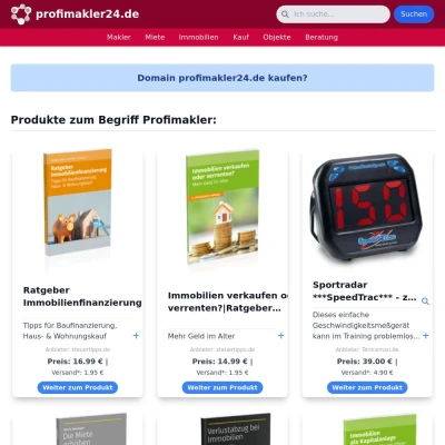 Screenshot profimakler24.de