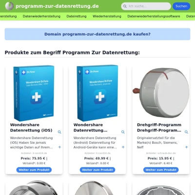 Screenshot programm-zur-datenrettung.de