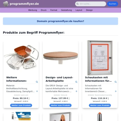 Screenshot programmflyer.de