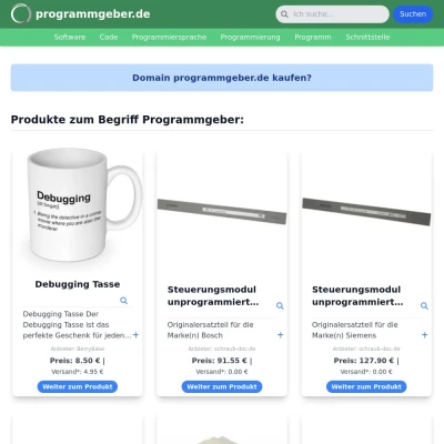 Screenshot programmgeber.de