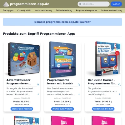 Screenshot programmieren-app.de