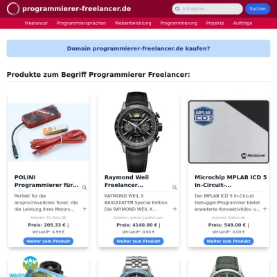 Screenshot programmierer-freelancer.de