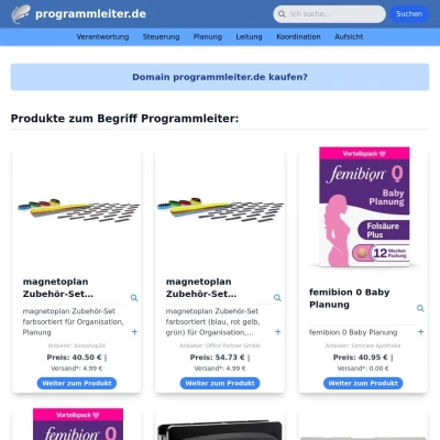 Screenshot programmleiter.de