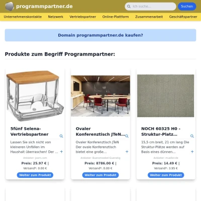 Screenshot programmpartner.de