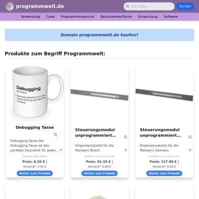 Screenshot programmwelt.de