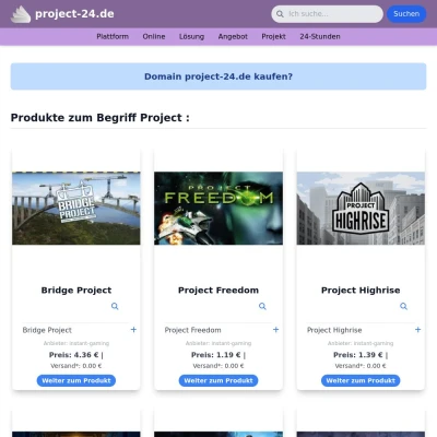 Screenshot project-24.de