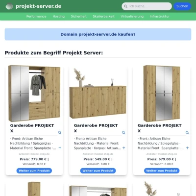 Screenshot projekt-server.de