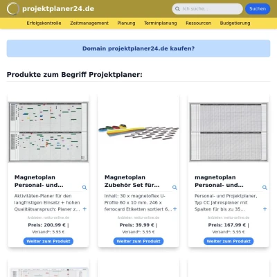 Screenshot projektplaner24.de