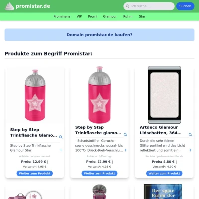 Screenshot promistar.de