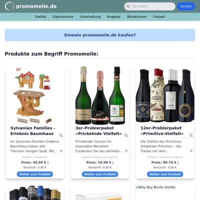 Screenshot promomeile.de