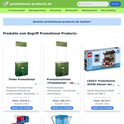 Screenshot promotional-products.de