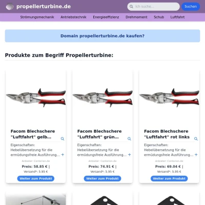 Screenshot propellerturbine.de