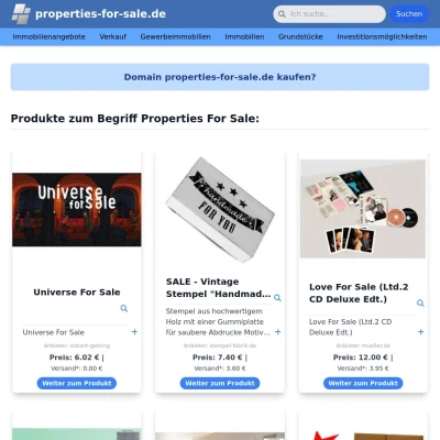 Screenshot properties-for-sale.de