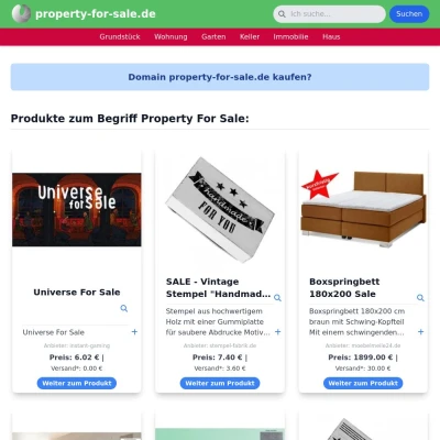 Screenshot property-for-sale.de