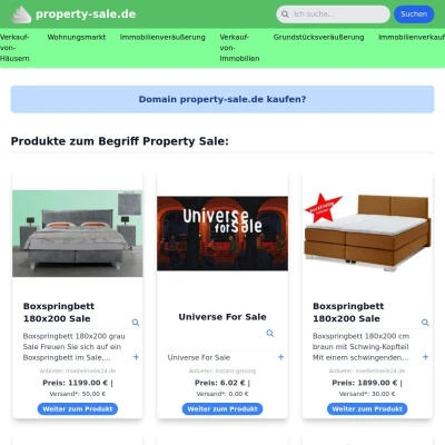 Screenshot property-sale.de