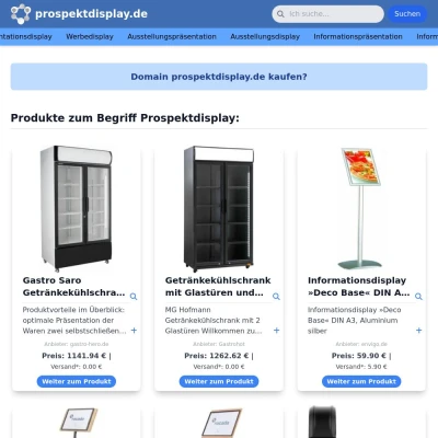 Screenshot prospektdisplay.de