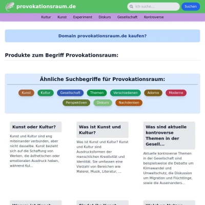 Screenshot provokationsraum.de