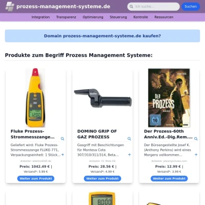 Screenshot prozess-management-systeme.de