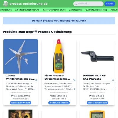 Screenshot prozess-optimierung.de