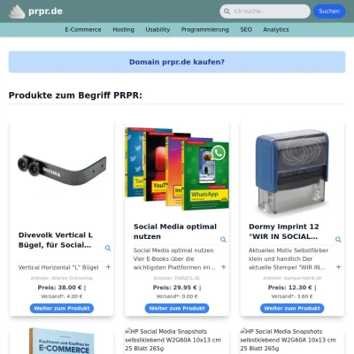 Screenshot prpr.de