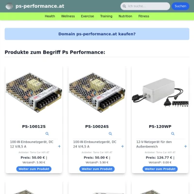 Screenshot ps-performance.at