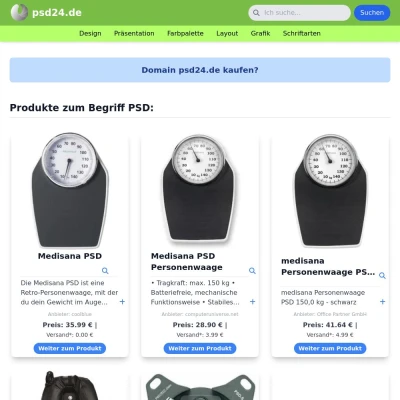 Screenshot psd24.de