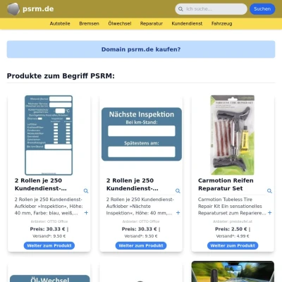 Screenshot psrm.de