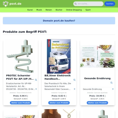 Screenshot psvt.de