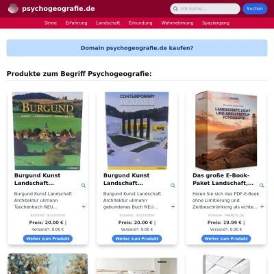 Screenshot psychogeografie.de