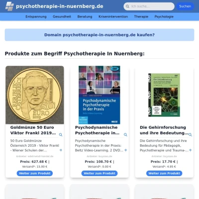 Screenshot psychotherapie-in-nuernberg.de