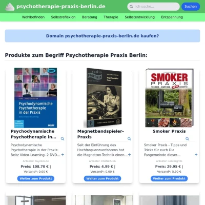 Screenshot psychotherapie-praxis-berlin.de