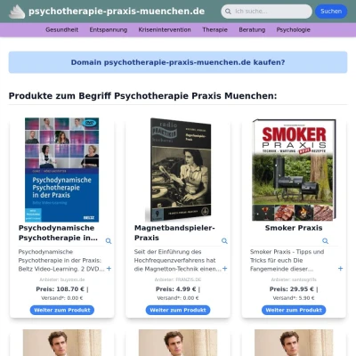 Screenshot psychotherapie-praxis-muenchen.de