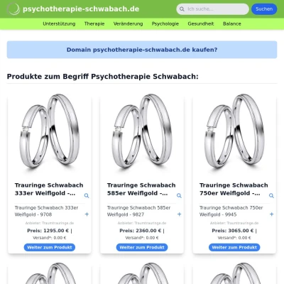 Screenshot psychotherapie-schwabach.de