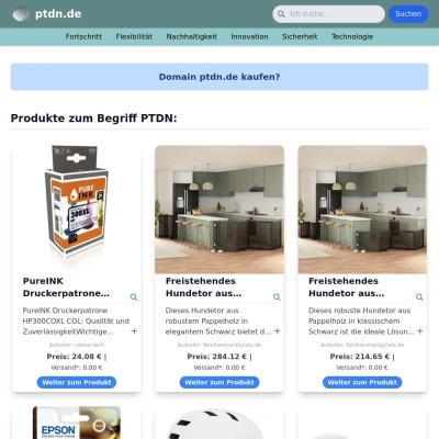 Screenshot ptdn.de