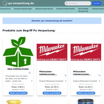 Screenshot pu-verpackung.de