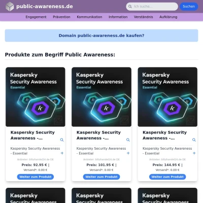 Screenshot public-awareness.de