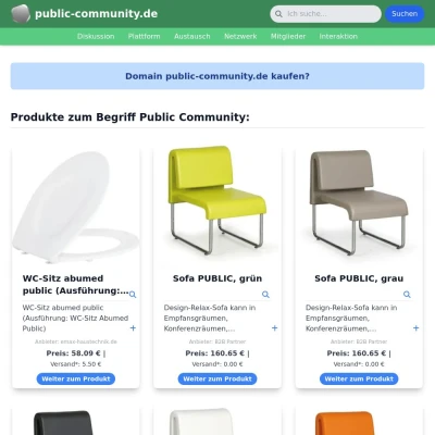 Screenshot public-community.de