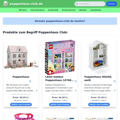 Screenshot puppenhaus-club.de