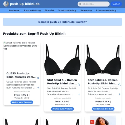 Screenshot push-up-bikini.de