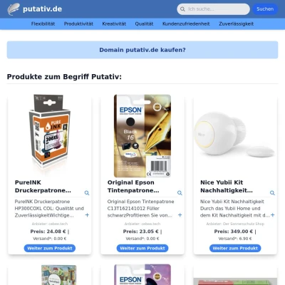 Screenshot putativ.de